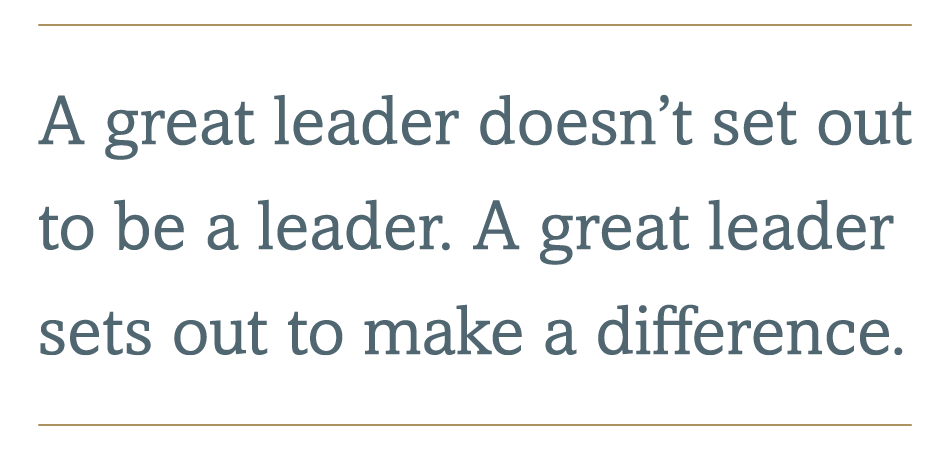 a great leader quote